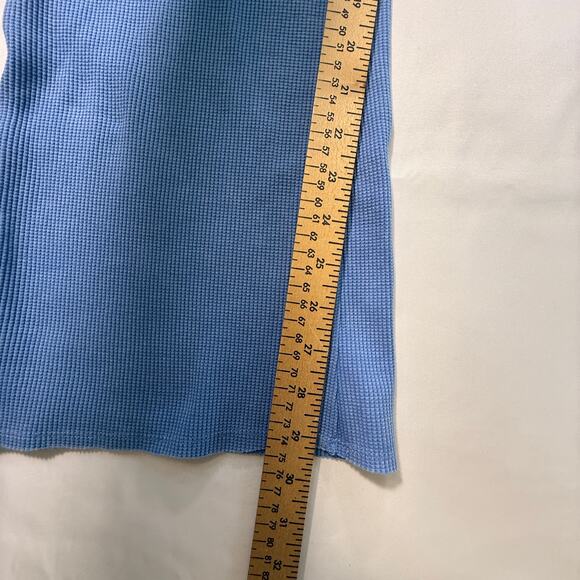 Sunnyside by Sundry Blue Waffle Knit Wide Leg Pants Women’s Size Small - Picture 6 of 9